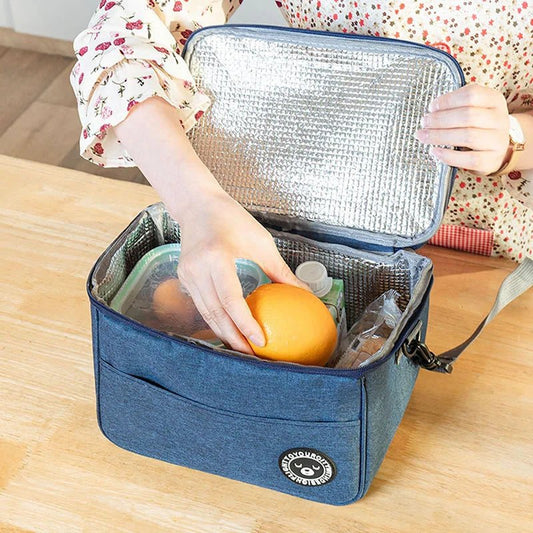 InsulatedLunchBox™ - bleu ardoise - Lunch Box Boutique