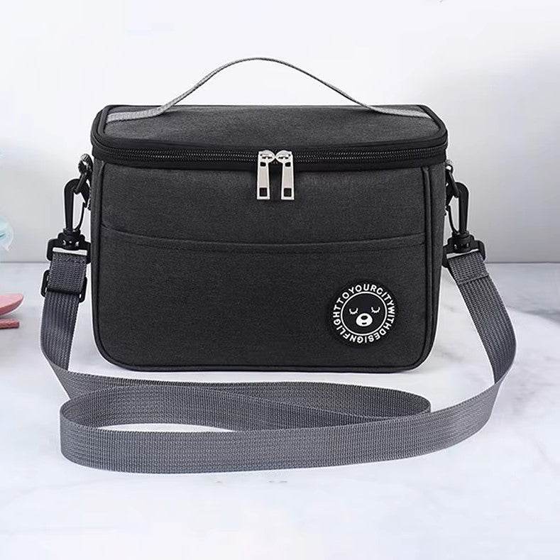 InsulatedLunchBox™ - Noir - Lunch Box Boutique